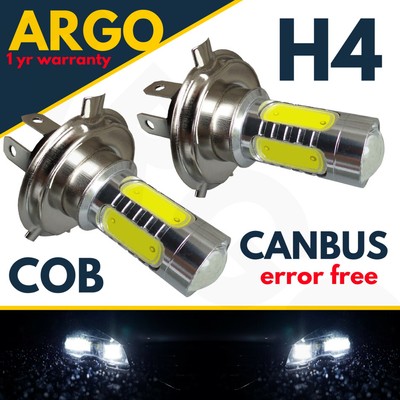 h4 headlight bulb white