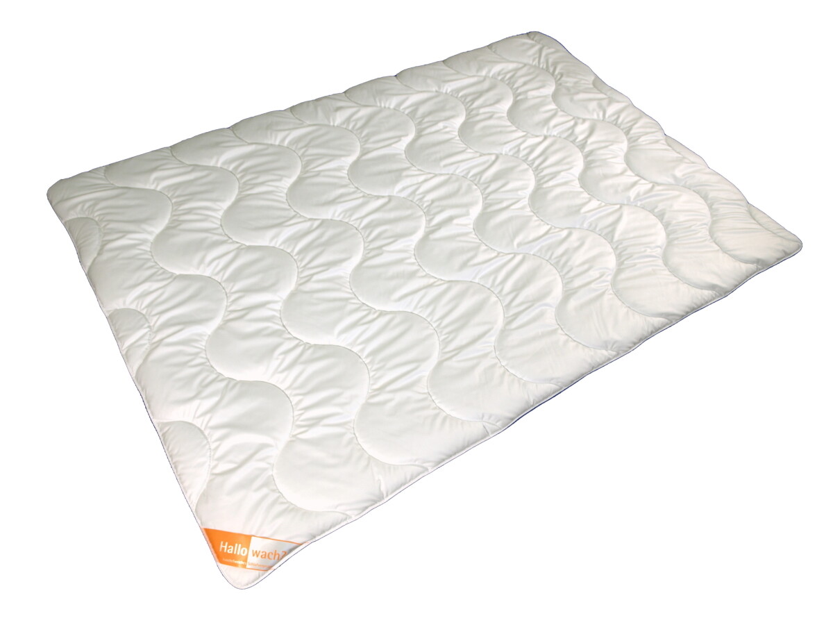 BEDSUM Mikrofaser-Steppdecke Für Kleinkinder – 99x129 Cm, Weiß, Leicht & Warm, Maschinenwaschbar
