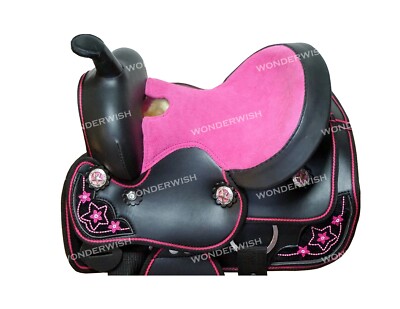 Manaal Enterprises Selle de cheval synthétique Western Barrel