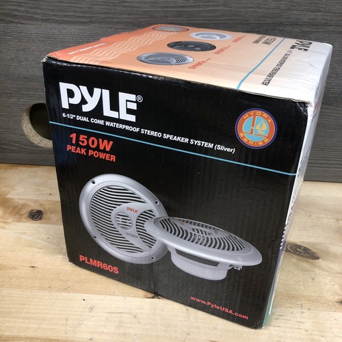 2 PYLE PLMR41W enceintes double cône 4 10 cm 100 mm 50 watt rms 100 watt max étanche bateau