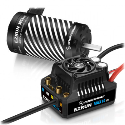 Hobbywing Ezrun MAX10 G2 140A Combo mit 3665SD-4000kV 5mm