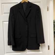 Calvin Klein Black Pinstripe Blazer - 40 R - EUC 