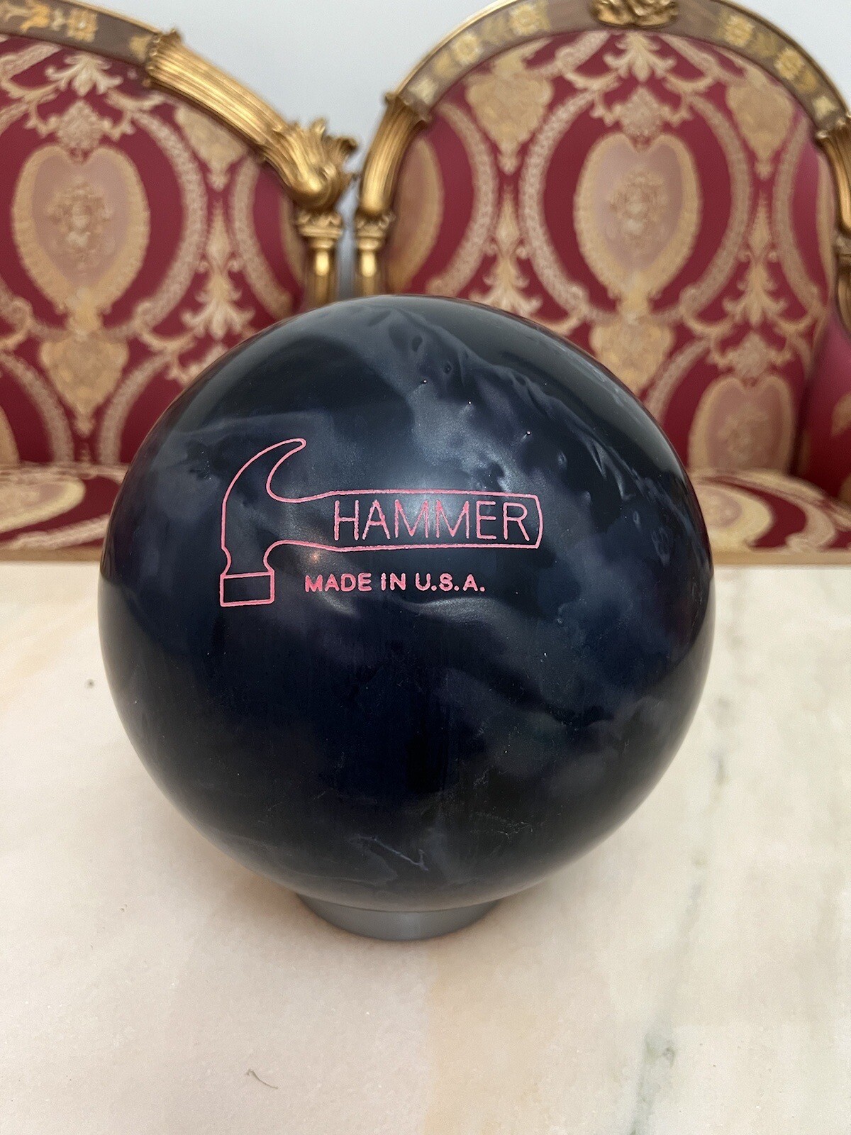 Very Rare Hammer Black Widow Bite Bowling Ball (Undrilled)!  14 lbs, 12 lbs