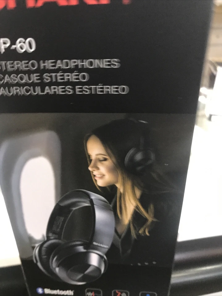 Auriculares inalámbricos Bluetooth Sharp HP-60 Foto 2 de 3