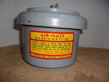 Vintage Car Truck Tractor Air-maze F140s Oil Bath Air Filter