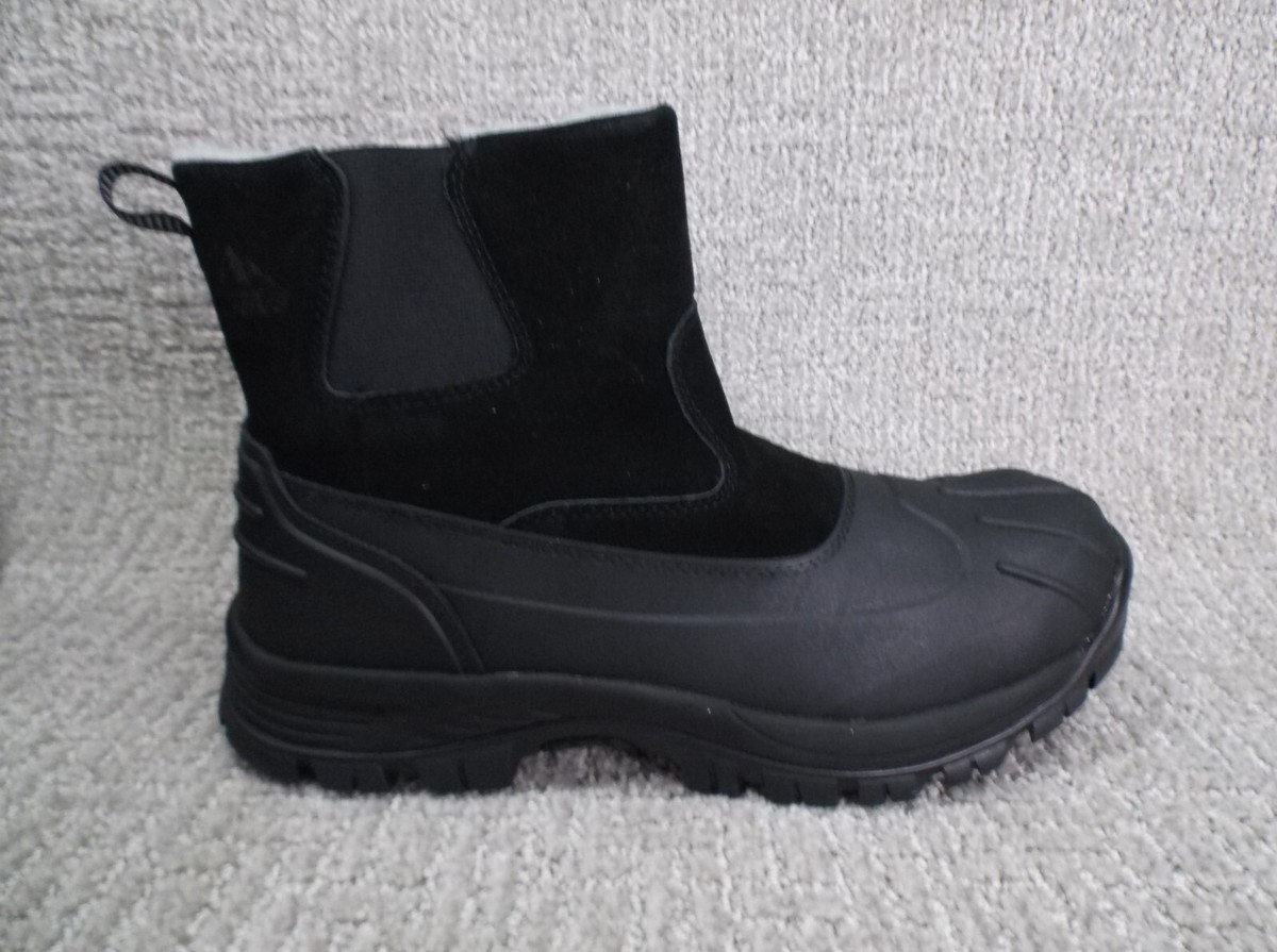 Men\'s Black Rain & Snow Slip-On Waterproof Boots Men main image 3