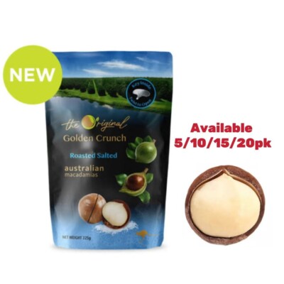 Roasted Salted Macadamia Australia Happy Nut 225g Free shipping NEW Flavor