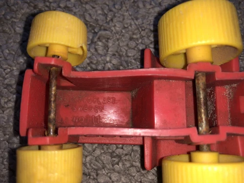 Viking Plast No111 Tractor. Rare, 1970s Made In Sweden - Picture 3 of 3