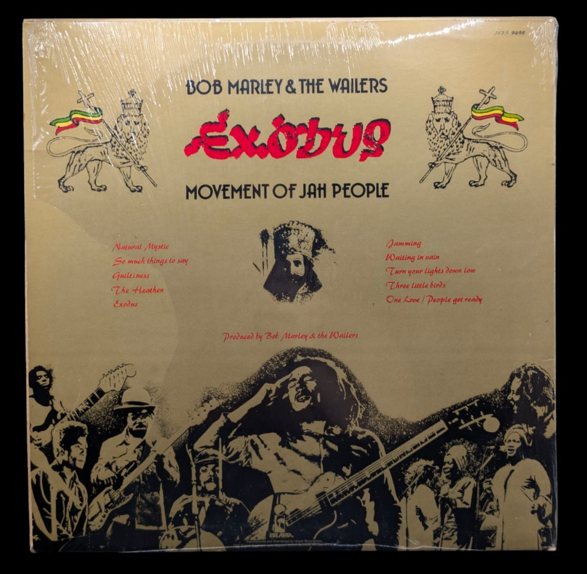 Bob Marley & The Wailers – Exodus ILPS 9498, Black Labels, 1st