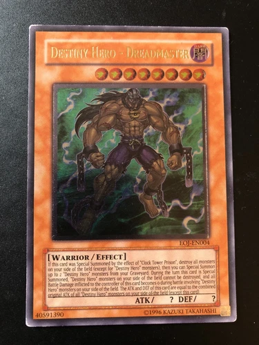 Destiny Hero - Dreadmaster , EOJ-EN004 , Unlimited EDITION, ULTIMATE RARE
