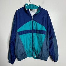 Nike Windbreaker Jacket Mens Teal XL Full Zip