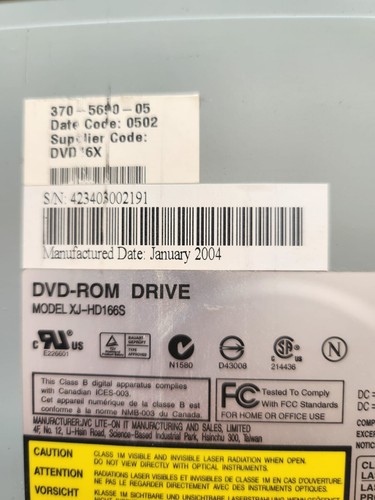 SUN MICROSYSTEMS SUNFIRE V250 5690 MIC 16X DVD-ROM / 48X CD-ROM - Picture 2 of 5
