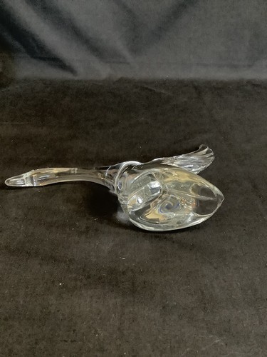 Heisey Glass Flying Goose Figurine Wings Up - Picture 5 of 6
