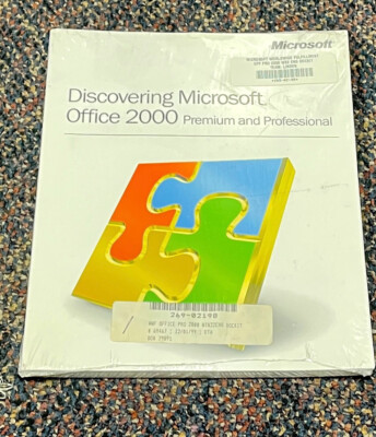 Vintage Microsoft User Manual - Discovering Microsoft Office 2000 
