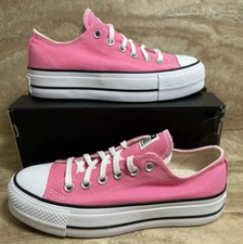 Converse Women's Chuck Taylor All Star Lift Platform Pink Shoes Size 8