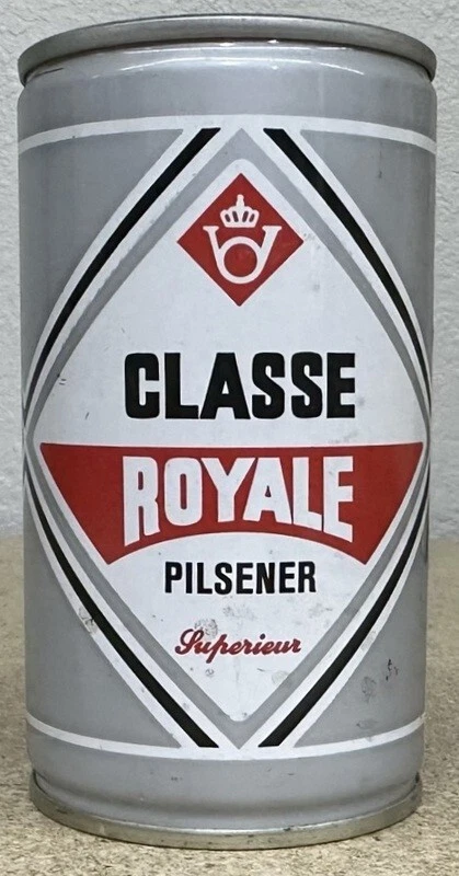 Vintage Steel Pull Tab Beer Can Classe Royale Pilsener Dutch Manufacture