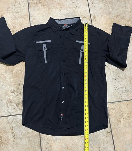 Vintage Y2K Southpole Black Button Up Shirt Size - 2XL Skater Grunge Streetwear - Picture 10 of 11