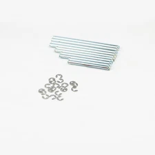 10pcs of hinge pins wish 20x E clips for HPI Baja 5B 5T Rovan King Motor US
