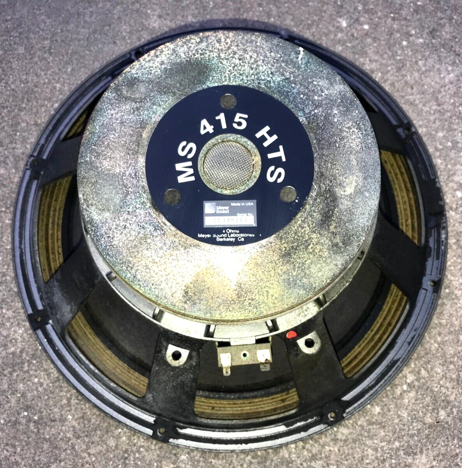 2=Meyer Sound MS 415 HTS 15" frequência baixa. Drivers, 4 ohm, SN:00348260, SN:00348261 - Imagem 2 de 4
