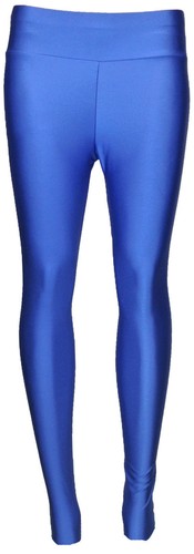 Womens Ladies American High Waisted Disco Shiny Wet Look Leggings PVC Pants 8-14 - Picture 3 of 9