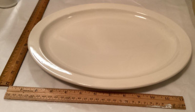 WEDGWOOD STONEHENGE MIDWINTER WHITE (13.5 x 11 )TABLEWARE PLATTER (32.3.28)
