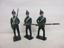 3 Vintage Britains Toy Soldiers 1 Marching 2 Charging Toy Figurines Figures