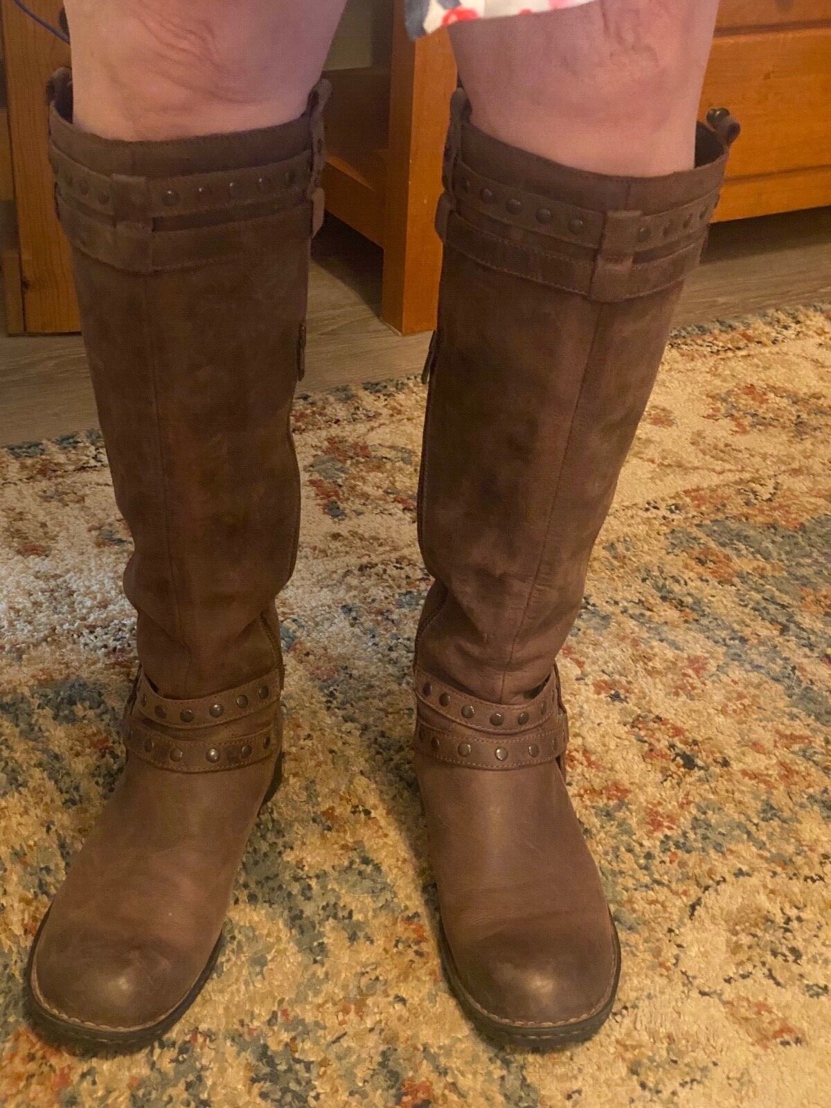 Born Women's Leather Riding Boots Size 11 eBay
