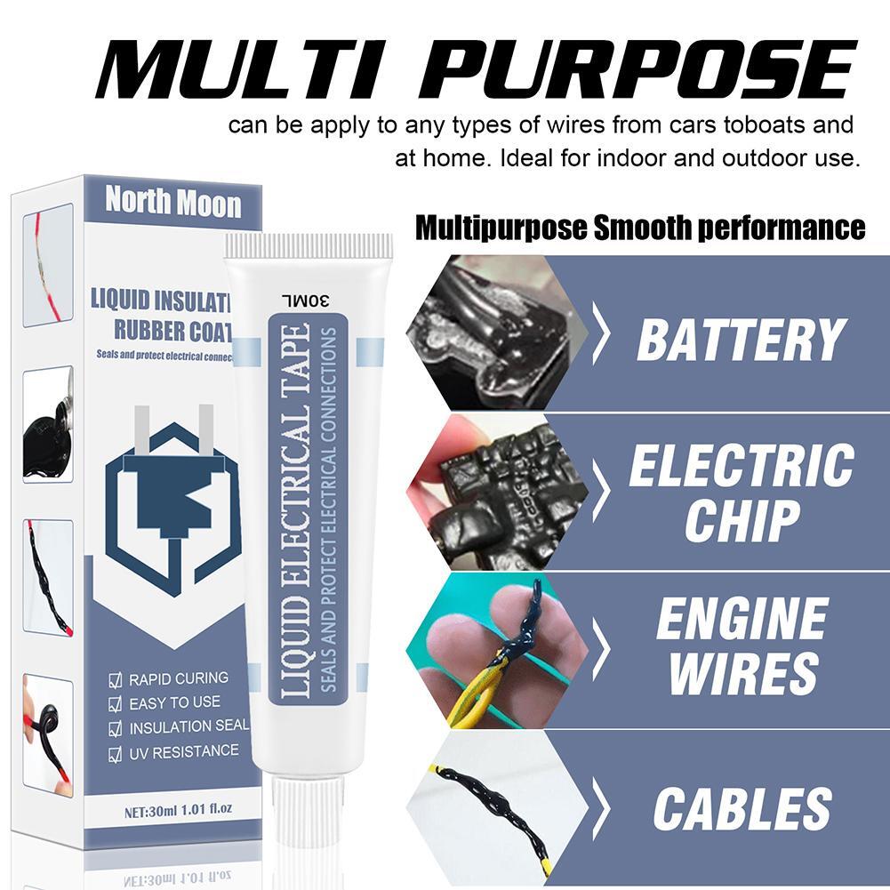 3Pcs 30ml Liquid Insulation Electrical Wire Cable Sealant Fast Dry Glue