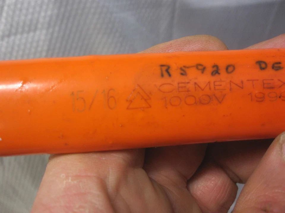 Lot of 5 Cementex Insulated Open End Wrench Set 7/16in - 1-1/16in - Image 4 of 4