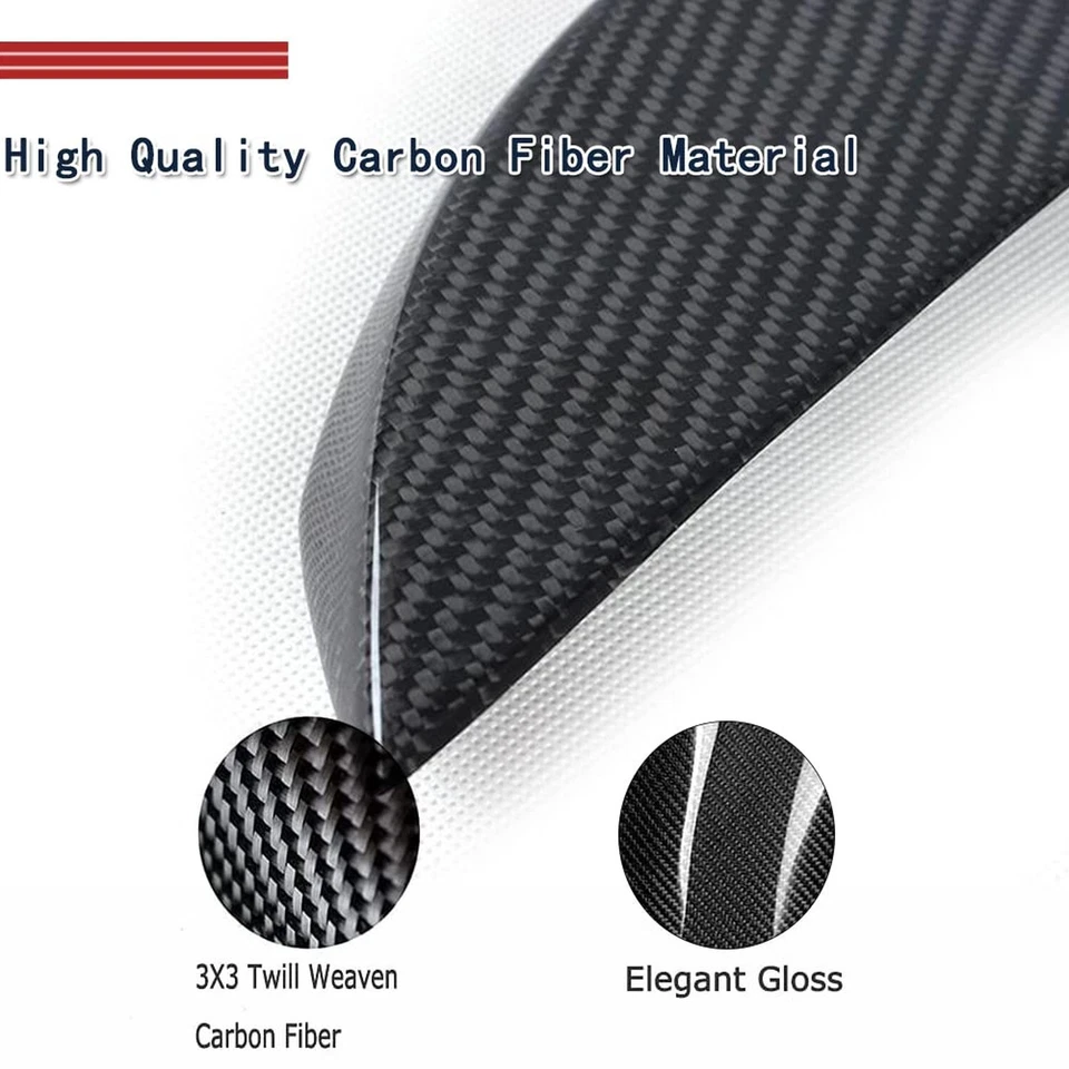 Alerón de maletero de fibra de carbono modelo S para Tesla modelo S 2012-2024 P85 70D base S... Foto 3 de 4