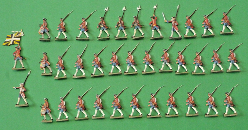 Plats d'étain - Zinnfiguren - Flat Tin : Régiment de Lochmann