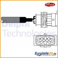 Lambdasonde Delphi ES10982-12B1 FüR Opel Corsa B Astra G Cc