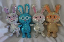 New Way to Celebrate Easter Plush Disco Bunny 12inch Choose Your Color