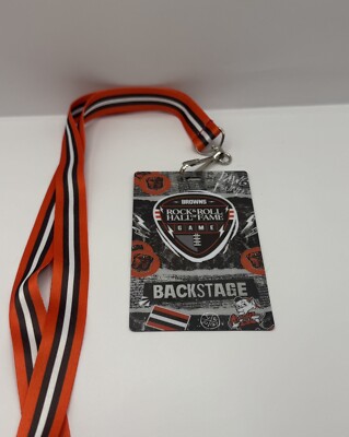 2024 Cleveland Browns Rock Roll Hall Of Fame Game Backstage