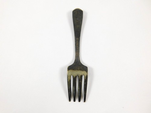 Forchetta bambino piatto argento imperiale vintage - Foto 4 di 7