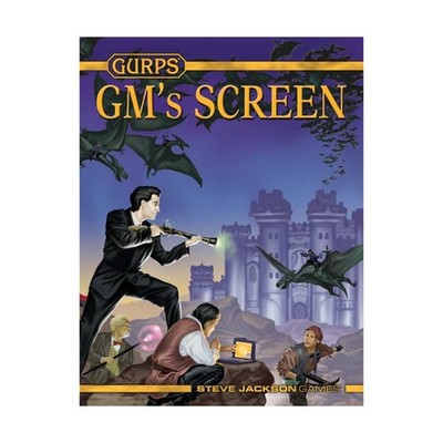 SJG GURPS 4th Ed GM's Screen w/GURPS Lite Bag VG