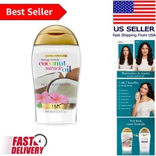 Nourishing OGX Coconut Miracle Hair Oil - 3.3 Fl Oz for Frizz Control  Softness