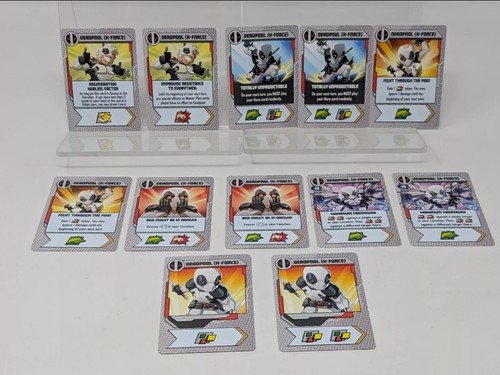 SDCC 2023 Exclusive CMON Marvel United: Deadpool X-Force Promo Deck FIRST PRINT - Picture 2 of 2
