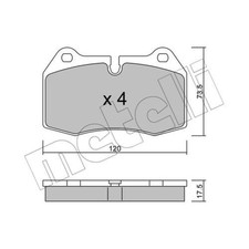 Plaquette de frein BMW SERIE 7