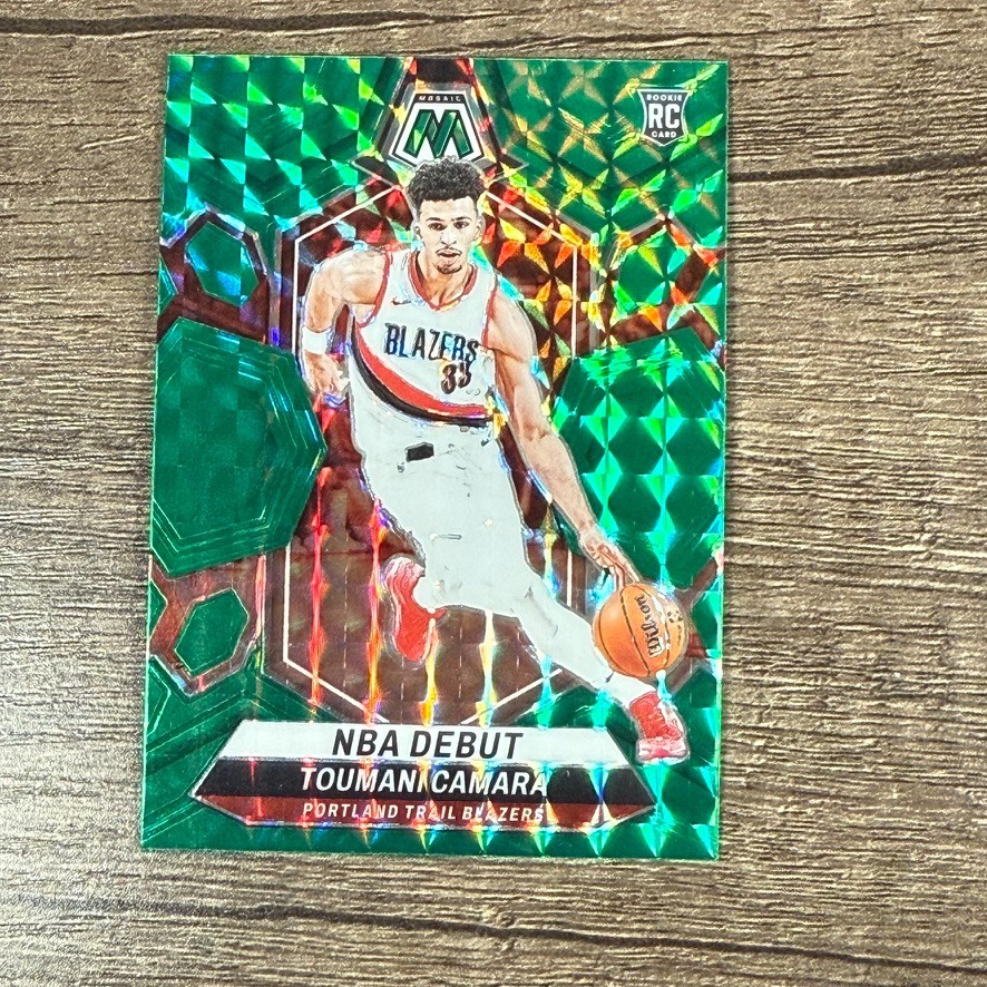 Toumani Camara #270 NBA Debut Green Mosaic Prizm (RC) 2023-24 Panini Mosaic NM