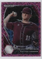 2021 Panini Prizm Draft Picks Pink Velocity Prizm Hayden Juenger #PDP182 0u9w