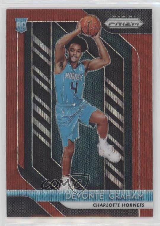 2018-19 Panini Prizm Ruby Wave Prizm Devonte' Graham #288 sq1