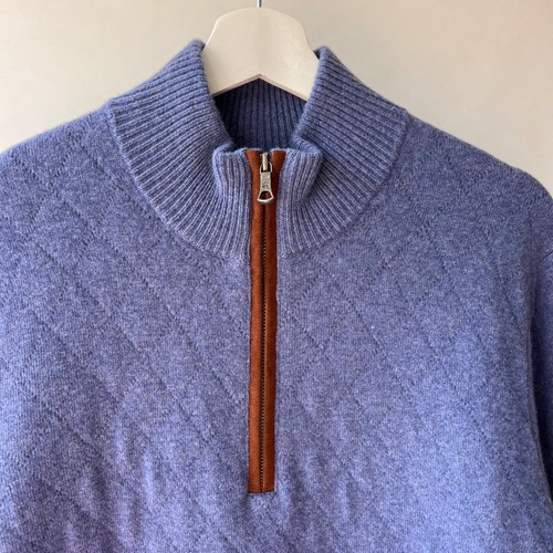 Brooks Brothers Wolle Kaschmir Half-Zip Pullover, Größe L P2 - Bild 4 von 8