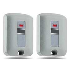 2pcs Garage Door Remote Control for 300MHz Linear Multicode Gate Opener 10 DIP