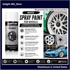 White Spray Paint for Wheels Aluminum Alloy S...
