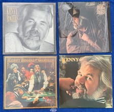 Kenny Rogers 4 LP Lot of Vinyl in Near Mint  Condition - Gambler, Kenny, Gideon