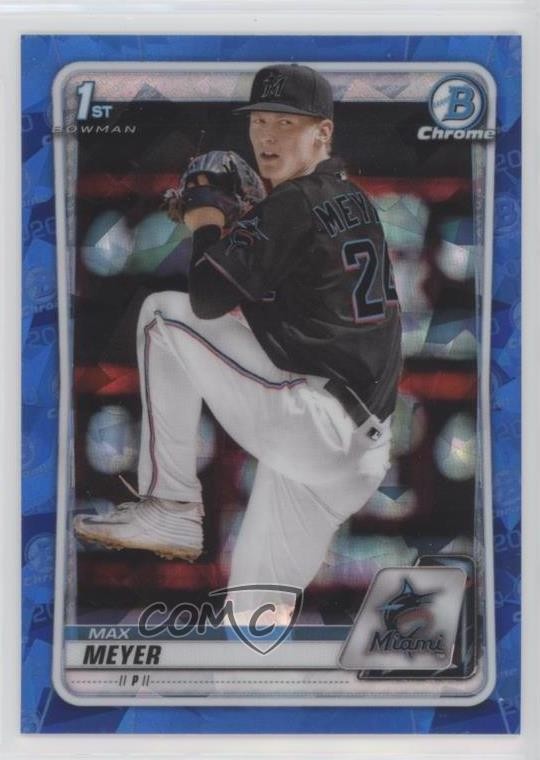 2020 Bowman Chrome Draft Sapphire Edition Max Meyer #BD-50 0ks