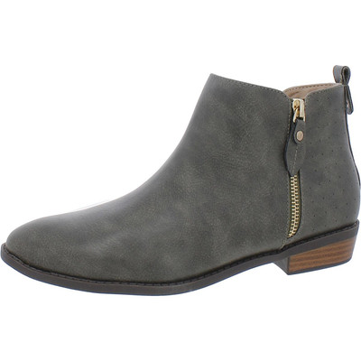 Journee Collection Womens Green Dressy Ankle Boots 8.5 Medium (B,M) BHFO 0634