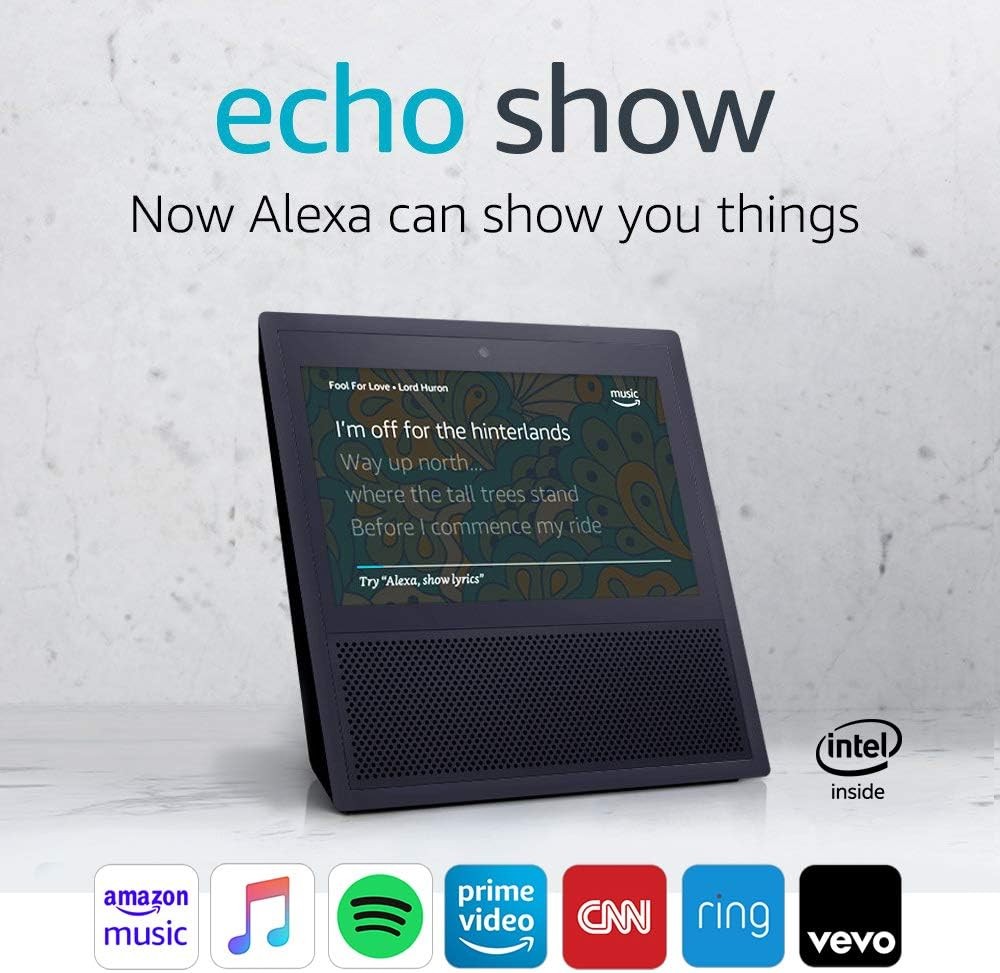 Amazon Echo Show 1st Gen MW46WB Smart Speaker