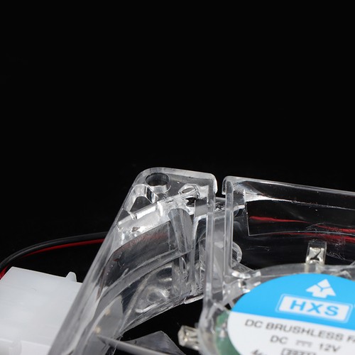 80mm LED Computer PC Fan 8025 Silent Cooling Fan 12V LED Luminous Chass Compuf8 - Photo 5/14